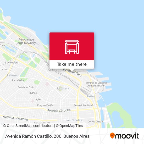 Mapa de Avenida Ramón Castillo, 200