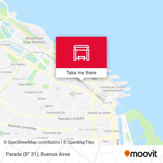 Parada (B° 31) map