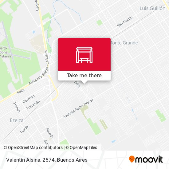 Mapa de Valentín Alsina, 2574