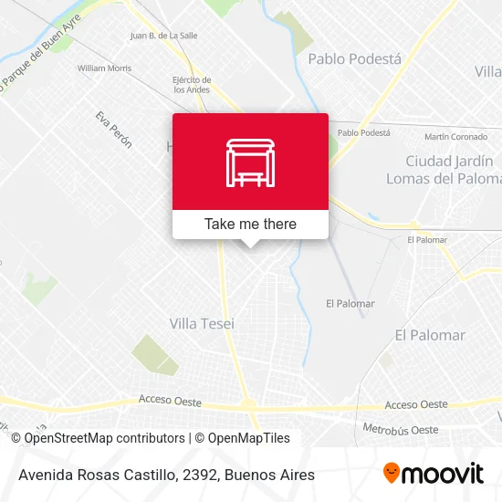 Avenida Rosas Castillo, 2392 map