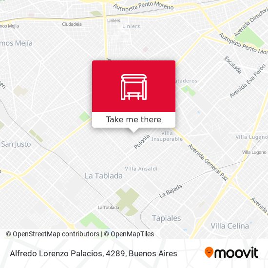 Alfredo Lorenzo Palacios, 4289 map