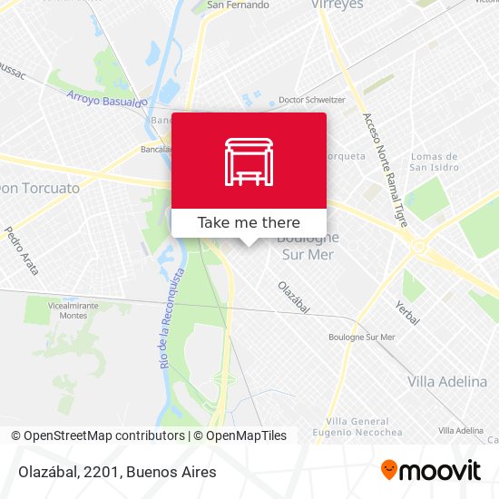 Mapa de Olazábal, 2201