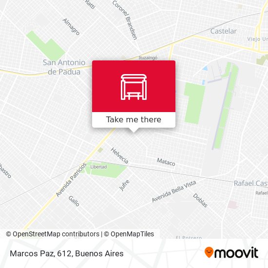 Mapa de Marcos Paz, 612