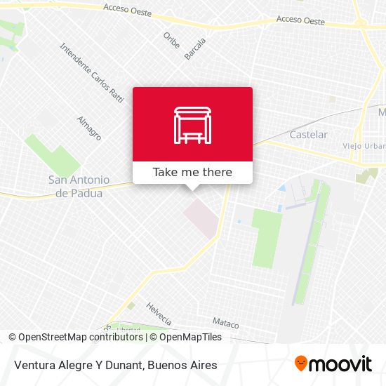 Ventura Alegre Y Dunant map