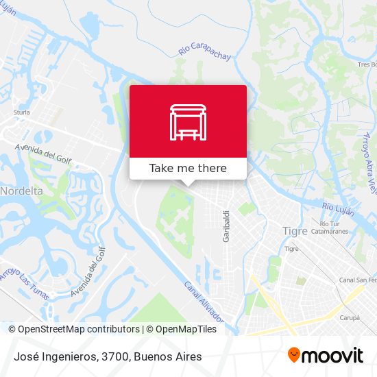 Mapa de José Ingenieros, 3700