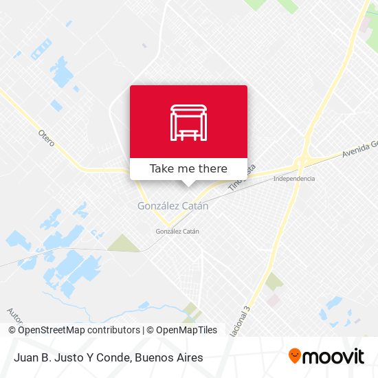 Juan B. Justo Y Conde map