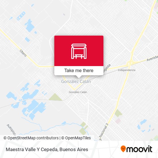 Maestra Valle Y Cepeda map