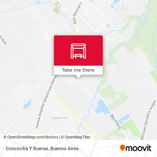 Mapa de Concordia Y Bueras