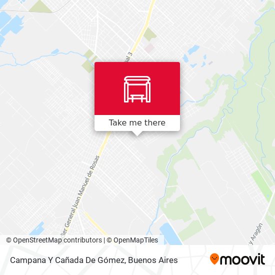 Campana Y Cañada De Gómez map