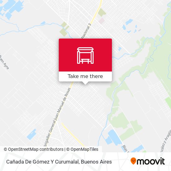 Cañada De Gómez Y Curumalal map