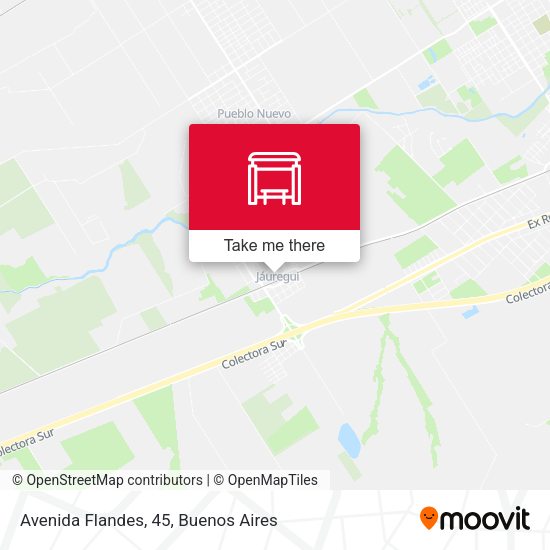 Avenida Flandes, 45 map