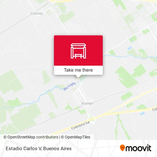 Estadio Carlos V map