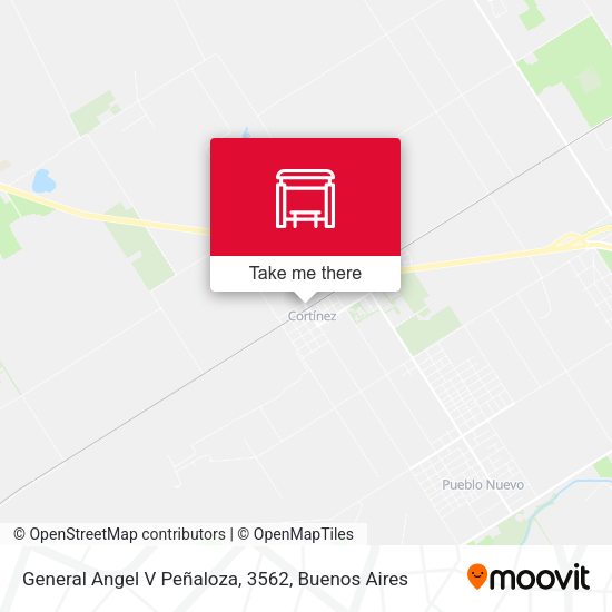 General Angel V Peñaloza, 3562 map