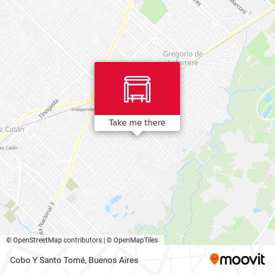 Cobo Y Santo Tomé map