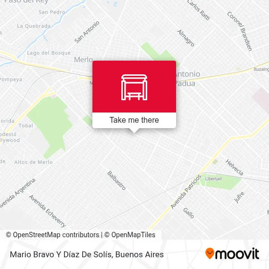 Mario Bravo Y Díaz De Solís map