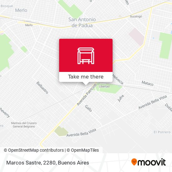 Mapa de Marcos Sastre, 2280