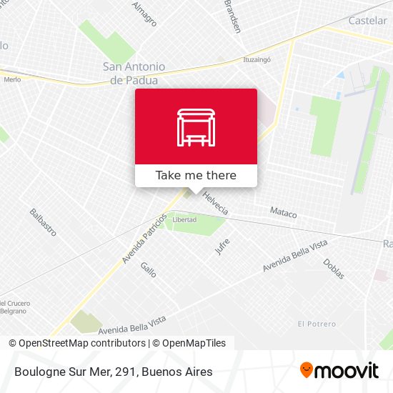 Mapa de Boulogne Sur Mer, 291