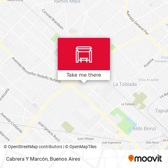Cabrera Y Marcón map