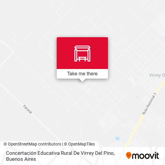 Concertación Educativa Rural De Virrey Del Pino map