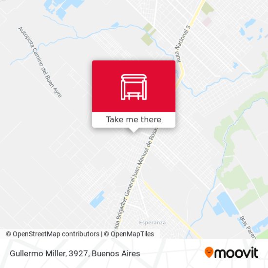 Gullermo Miller, 3927 map