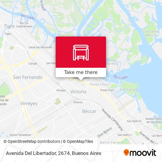 Avenida Del Libertador, 2674 map