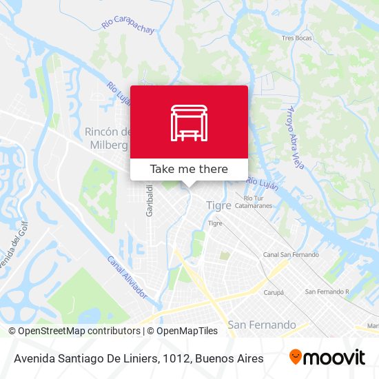 Avenida Santiago De Liniers, 1012 map