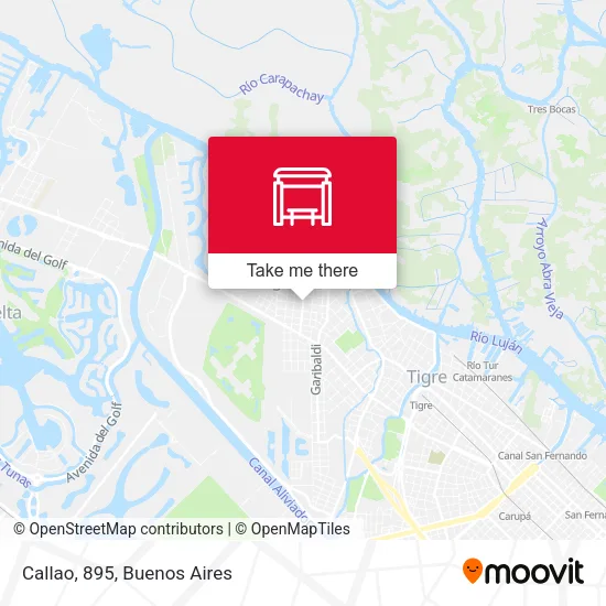 Callao, 895 map