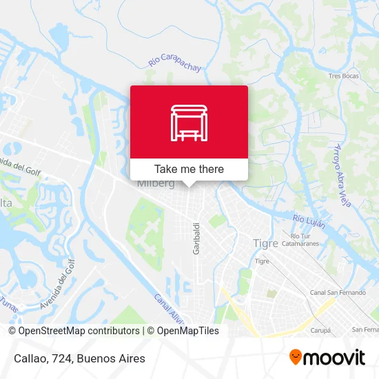 Callao, 724 map