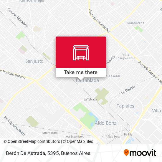 Mapa de Berón De Astrada, 5395