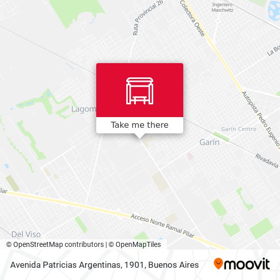 Mapa de Avenida Patricias Argentinas, 1901