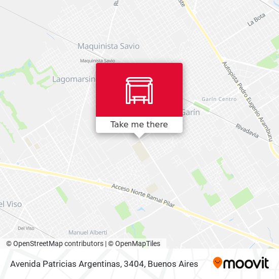 Avenida Patricias Argentinas, 3404 map