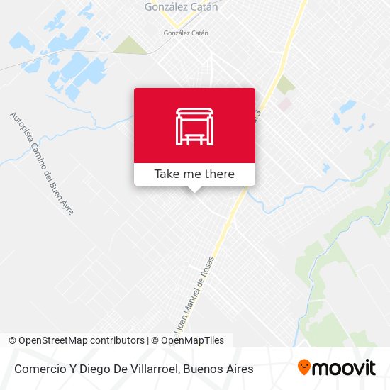 Comercio Y Diego De Villarroel map