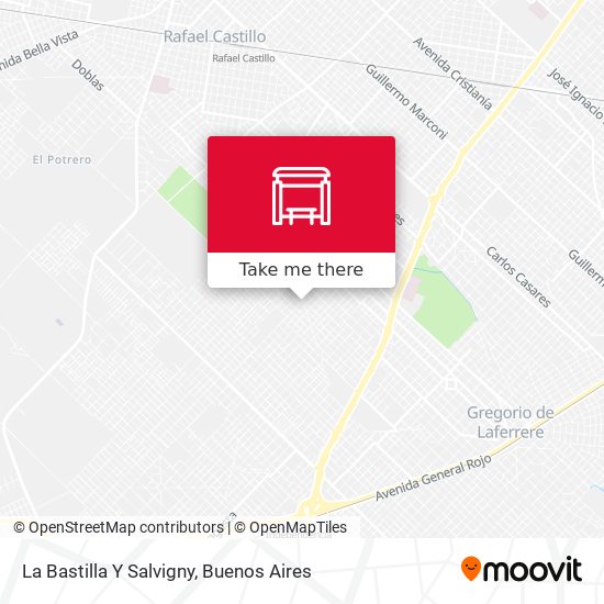 La Bastilla Y Salvigny map