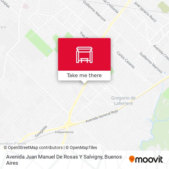 Avenida Juan Manuel De Rosas Y Salvigny map