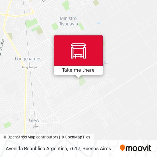 Mapa de Avenida República Argentina, 7617