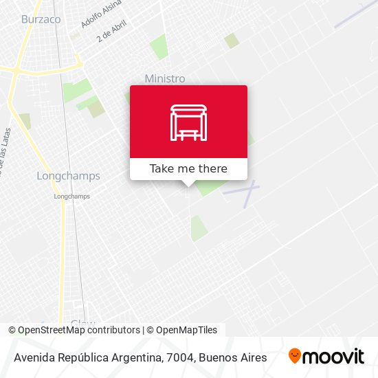 Mapa de Avenida República Argentina, 7004