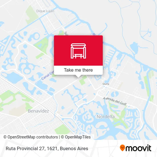Ruta Provincial 27, 1621 map