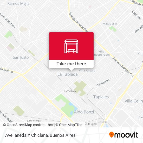 Mapa de Avellaneda Y Chiclana