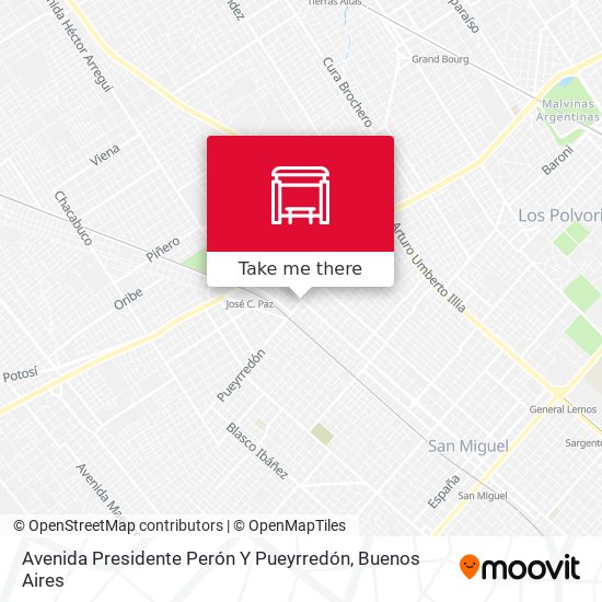 Avenida Presidente Perón Y Pueyrredón map