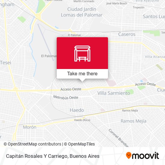 Capitán Rosales Y Carriego map