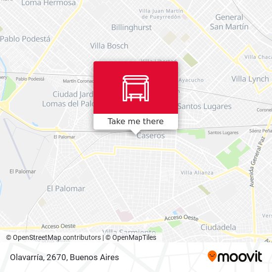 Olavarría, 2670 map