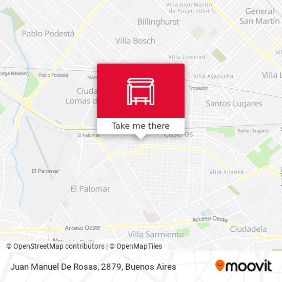 Juan Manuel De Rosas, 2879 map