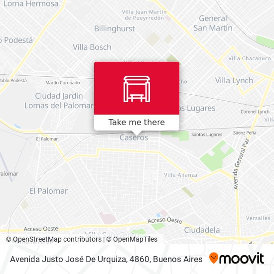 Avenida Justo José De Urquiza, 4860 map