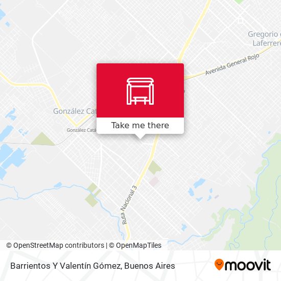 Mapa de Barrientos Y Valentín Gómez