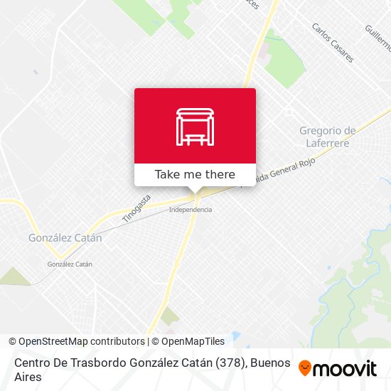 Centro De Trasbordo González Catán (378) map