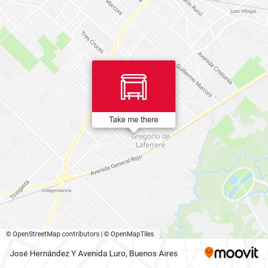Mapa de José Hernández Y Avenida Luro