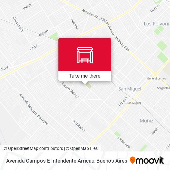 Avenida Campos E Intendente Arricau map