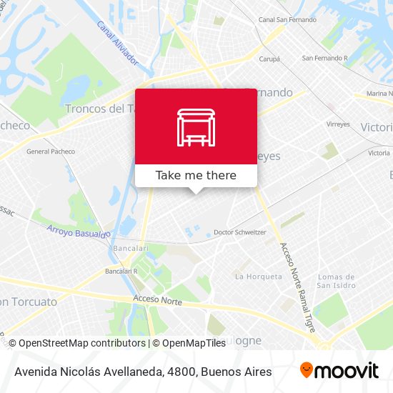 Avenida Nicolás Avellaneda, 4800 map