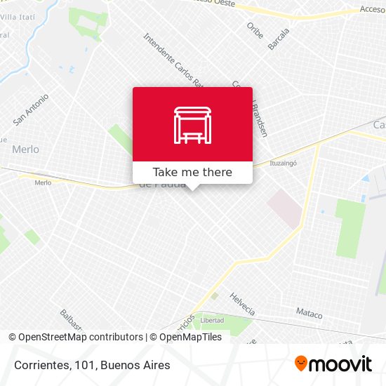 Mapa de Corrientes, 101
