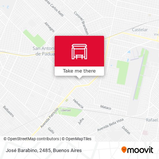 José Barabino, 2485 map